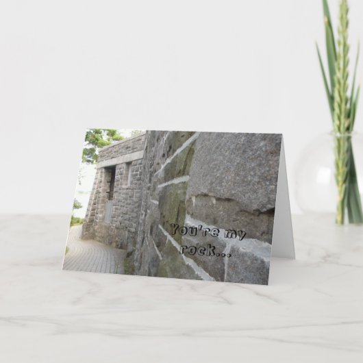 キャッスルウォールのお父さんのデイカード カード (正面)