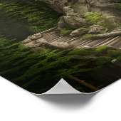 キャッスルエンチャントフォレストファンタジーアート ポスター (角)