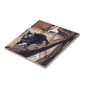 キャッスルキャットラッカムイラストレーション タイル (側面)