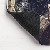 キャッスルキャットラッカムイラストレーション マウスパッド (コーナー)