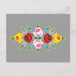 キャッスルキャナル伝統的フォークアート ポストカード