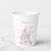 キャッスルキングダムプリンセス1st誕生日パーティー 紙コップ (裏面)