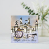 キャッスルクラウドプリンセスフェアユタリースウィート16パーティー 招待状 (スタンド正面)