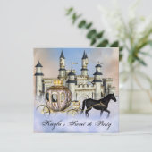 キャッスルクラウドプリンセスフェアユタリースウィート16パーティー 招待状 (スタンド正面)