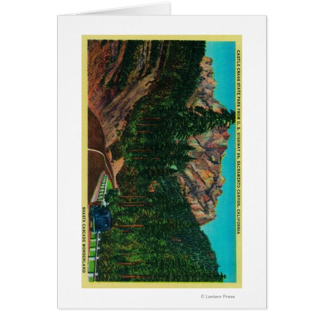 キャッスルクラッグ州パークからの米国99 (正面)