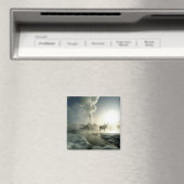 キャッスルゲイザーでのエルクサンライズシルエット マグネット (インサイチュ (食洗機))