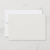 キャッスルコアの童話の庭の結婚式 サンキューカード (裏面)