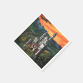 キャッスルシュロスノイシュヴァンシュタイン スタンダードカクテルナプキン (角)