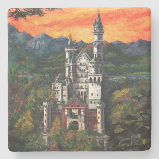 キャッスルシュロスノイシュヴァンシュタイン ストーンコースター (正面)