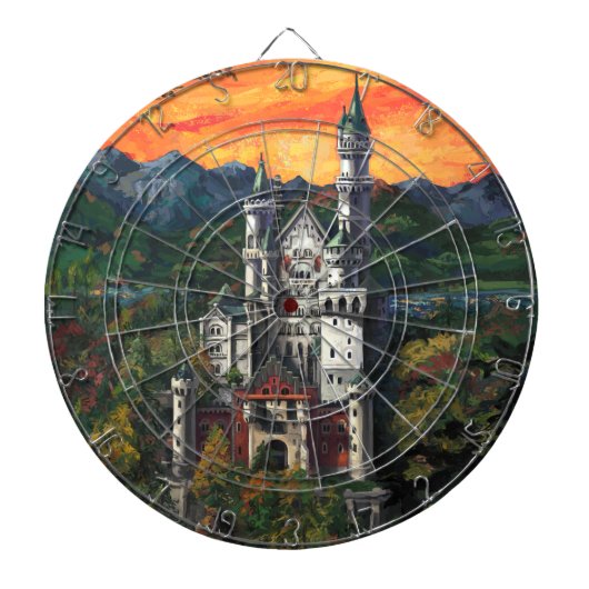 キャッスルシュロスノイシュヴァンシュタイン ダーツボード (正面)