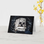 キャッスルスカル カード (黄色い花)