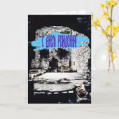 キャッスルスカル カード (黄色い花)