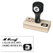 キャッスルスカル ラバースタンプ (押印)