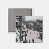 キャッスルスクエア、ベルファスト、c.1902 マグネット (正面/裏面)