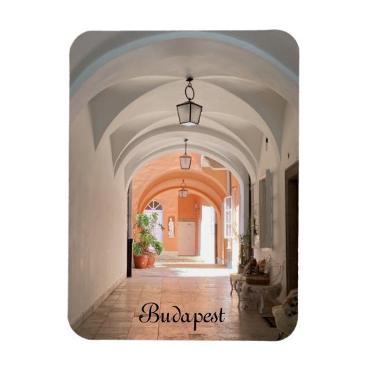 キャッスルディストリクトブダペスト – ハンガリー マグネット (縦)