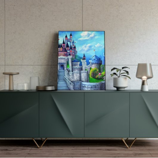 キャッスルデジタルファンタジーアートポスター#06 ポスター