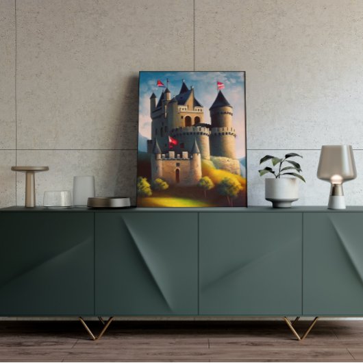 キャッスルデジタルファンタジーアートポスター#06 ポスター