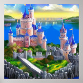 キャッスルデジタルファンタジーアートポスター#07 ポスター (正面)