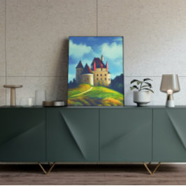 キャッスルデジタルファンタジーアートポスター#07 ポスター