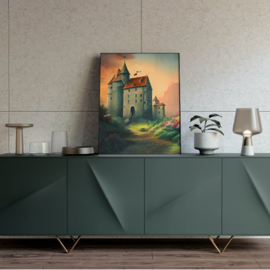 キャッスルデジタルファンタジーアートポスター#08 ポスター