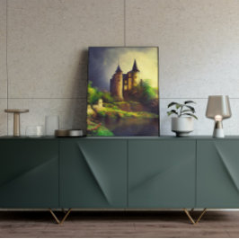 キャッスルデジタルファンタジーアートポスター#09 ポスター