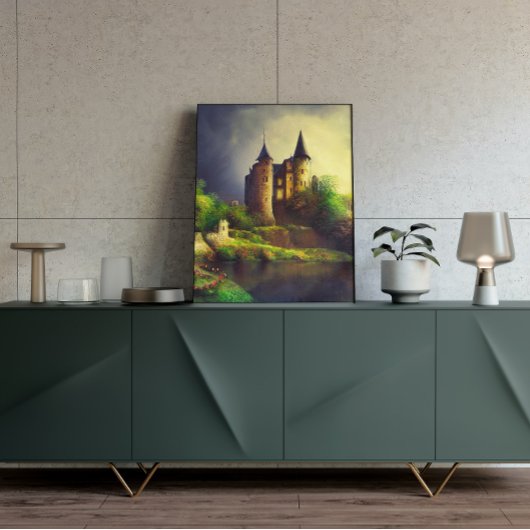 キャッスルデジタルファンタジーアートポスター#09 ポスター