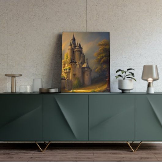 キャッスルデジタルファンタジーアートポスター#12 ポスター