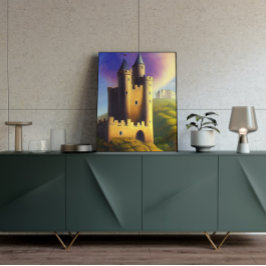 キャッスルデジタルファンタジーアートポスター#14 ポスター