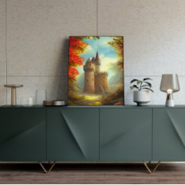 キャッスルデジタルファンタジーアートポスター#15 ポスター