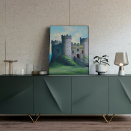 キャッスルデジタルファンタジーアートポスター#16 ポスター