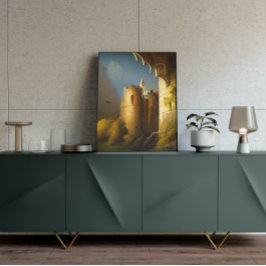 キャッスルデジタルファンタジーアートポスター#18 ポスター