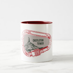 キャッスルトンタワー登山カラビナー ツートーンマグカップ