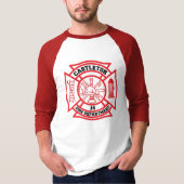 キャッスルトンVTボランティア消防署 Tシャツ (正面)