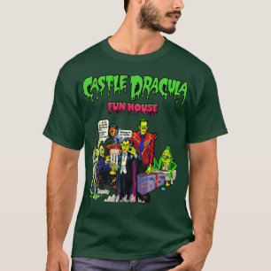 キャッスルドラキュラおもしろいハウス Tシャツ
