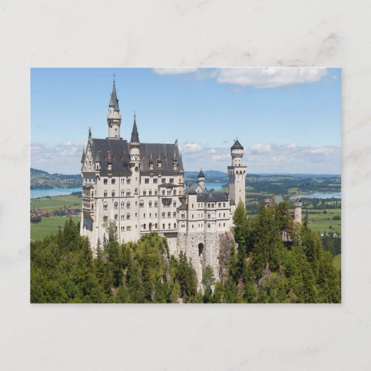 キャッスルノイシュワンシュタインatシュヴァンガウババリアGerman ポストカード (正面)