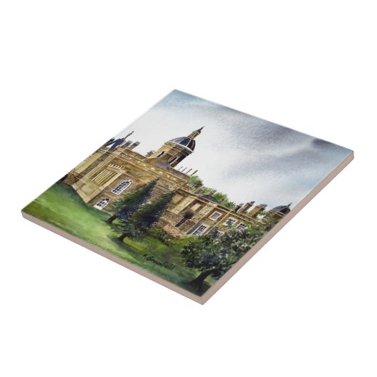 キャッスルハワードノースヨークシャー絵画ウォーターカラー タイル (側面)