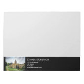 キャッスルハワードノースヨークシャー絵画ウォーターカラー ノートパッド (正面)