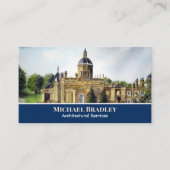 キャッスルハワードヨークイングランドウォーターカラーランドスケープ部 名刺 (正面)