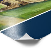 キャッスルハワードヨークイングランドウォーター絵画カラー フォトプリント            (角)