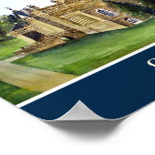 キャッスルハワードヨークイングランドウォーター絵画カラー ポスター (角)