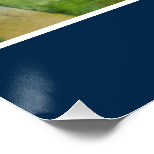 キャッスルハワードヨークイングランドウォーター絵画カラー ポスター (コーナー)