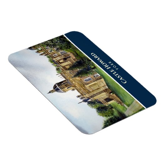 キャッスルハワードヨークイングランドウォーター絵画カラー マグネット (右側)