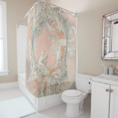 キャッスルバロックロコシュロスアウグストスブルクヴィンテージ シャワーカーテン (インサイチュ)