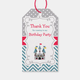 キャッスルバースデーパーティギフトラベル ギフトタグ