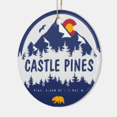 キャッスルパインズコロラドマウンテンズハイキング土産 セラミックオーナメント (左)