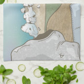 キャッスルヒルボルダングニュージーランド キッチンタオル (折り畳み)