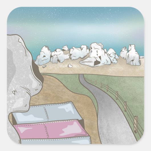 キャッスルヒルボルダングニュージーランド スクエアシール (正面)