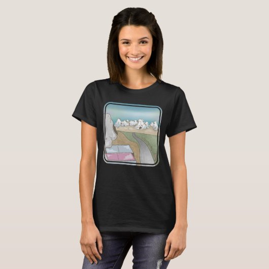 キャッスルヒルボルダングニュージーランド Tシャツ (正面フル)
