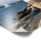 キャッスルヒルライトハウスロードアイランド フォトプリント            (角)