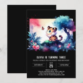 キャッスルファンタジータイガー誕生日 招待状 (正面/裏面)